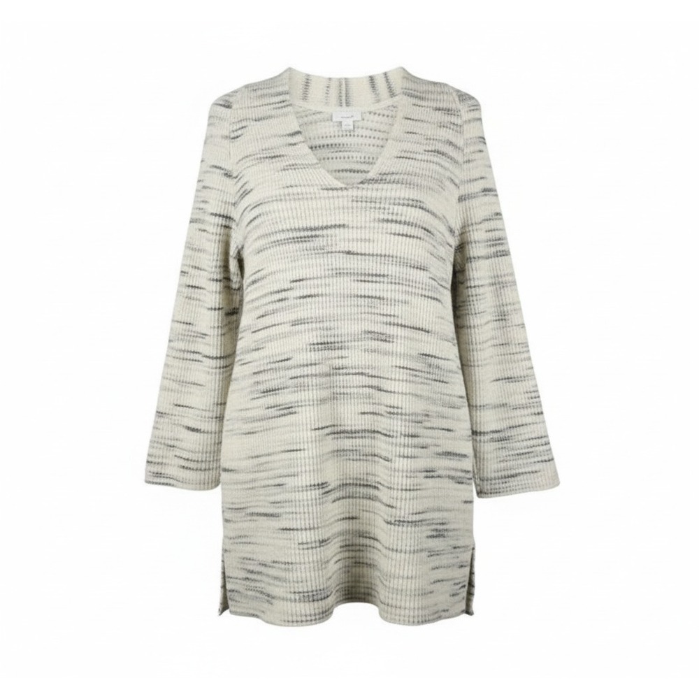 J Jill Textured Tunic‎ Sweater Women S Petite Chunky Knit Coastal Granny Spring
